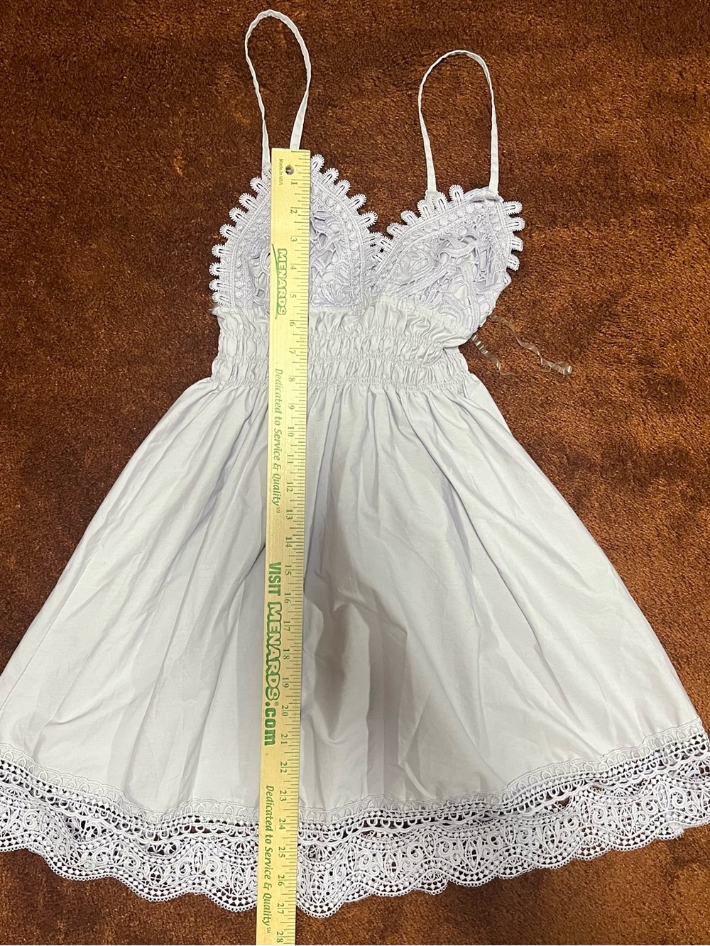 Justify light purple Crochet Bodice Camisole Dress
